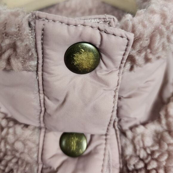 Madewell Blush Sherpa Vest Faux-Shearling Vest Size XL - Picture 6 of 16